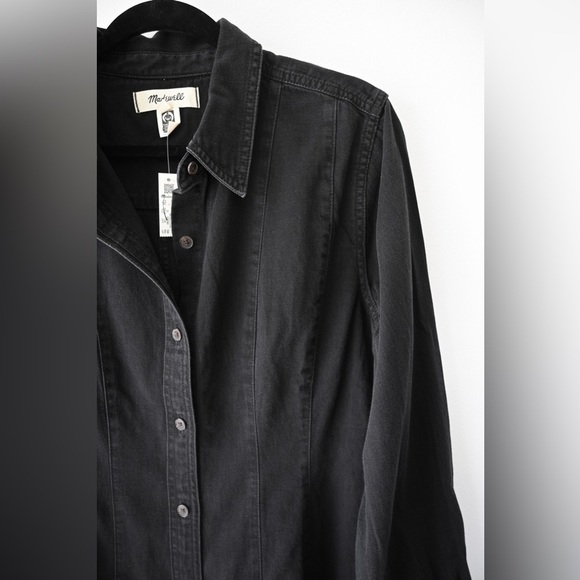 Madewell Denim Seamed Mini Dress - Picture 6 of 10